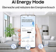 Frigorífico combi Samsung, refrigerador con congelador, 185 cm, 341 l de volumen total, 114 l de congelador, modo AI Energy, dispensador de agua, aspecto acero inoxidable, RL34C652CSA/EG