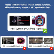 Módulo de modificación inalámbrico AUTOABC CarPlay/Android Auto para BMW sistema NBT serie 3/4/5/6/7 X1/X3/X4/X5/X6 2012-2016, compatible con Mirrorlink y funciones originales del vehículo.
