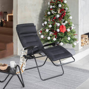 Sillón relax acolchado Lafuma Gravedad Cero - RSX Clip, Acero