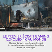 Monitor Gaming Curvo Alienware AW3225QF 32" 4K UHD (3840x2160) 1700R, 240Hz, QD OLED, 0.03ms, Compatible con NVIDIA G-Sync, HDR, Dolby Vision, USB-C, DisplayPort, 2X HDMI, 4X USB, Garantía de 3 años