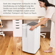 Acondicionador de aire móvil Bosch Cool 4000 - 3 en 1: aire acondicionado, deshumidificador, ventilador - 2,6 kW para habitaciones de hasta 35 m² - Con modo automático, modo silencioso y modo de suspensión