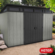 Cobertizo de Jardín Keter Artisan 2026 de 11 x 7 pies (3,4 x 2,1 m) – Solución Elegante y Robusta para Almacenamiento Exterior