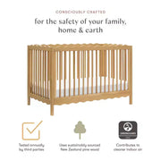 Cuna convertible 4 en 1 Swell de Babyletto con kit de conversión para cama infantil