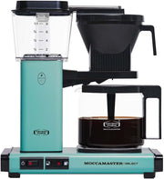 Moccamaster KBG Select, cafetera, cafetera retro, café de filtro, color blanco hueso, 1,25 L