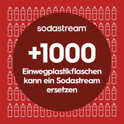 Máquina de agua con gas SodaStream Crystal 3.0 con 2 cilindros de CO2 Quick-Connect y 2 jarras de cristal