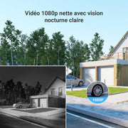 Videoportero conectado EZVIZ CP5 WiFi, resolución 1080P, monitor táctil a color de 7", portero automático con instalación de 2 hilos, apertura remota, audio bidireccional, visión nocturna, diseño compacto