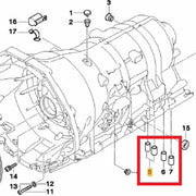 ZF 1068.298.062 Kit de filtros hidráulicos para transmisión automática BMW con ATF LifeguardFluid 6 + juntas (kit de cambio de aceite, 6 piezas)