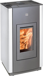 Haas + Sohn 05 419 08 19 Haas+Sohn HSP 6 Pelletto IV Estufa de pellets perl-antracita/blanco/A+