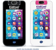 VTech - KidiCom Advance 3.0 Rosa, Dispositivo portátil para niños sin contrato y seguro – 6/12 años – Contenido en francés