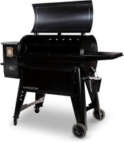 Barbacoa de pellets Pit Boss Navigator 1150, negro, de acero, 162 x 94 x 119 cm, con pantalla digital