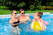 Bestway Conjunto de piscina rectangular Power Steel 404x201x100 cm
