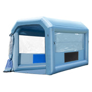 VEVOR Cabina de Pintura Inflable 4x3x2,75 m, Tienda de Pintura Inflable para Automóviles con Sopladores Potentes de 750 W y Sistema de Filtración, Estación de Trabajo para Aplicación de Pintura, Taller y Garaje
