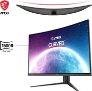 Monitor Gaming curvo MSI G32CQ5P de 31,5 pulgadas WQHD - Panel VA 1500R 2560 x 1440, 170 Hz / 1 ms, Adaptive Sync, ajustable en 3 ejes - DP 1.2a, HDMI 2.0b CEC