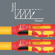 Juego de destornilladores para cuadros eléctricos Wera 05006633001 Kraftform Kompakt VDE con aislamiento y limitador de par Safe-Torque Speed, 23 piezas