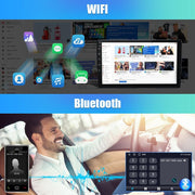 Autorradio Android 13 AWESAFE para Renault Megane 2 2002-2009, pantalla táctil de 9", WiFi, CarPlay y Android Auto, 2 GB RAM + 32 GB ROM, Bluetooth, GPS, FM/AM, DSP
