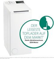 Lavadora de carga superior Bauknecht WMT Pro Eco 6ZB / 6 kg / 1200 rpm / Programa antimanchas / FreshFinish / Tecnología ZEN / Inicio diferido / SoftOpening / Rápido 30' / 15° Green&Clean
