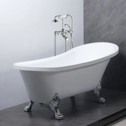 Bañera Lykke con patas Nordic Deluxe 1700x750x730mm, blanca