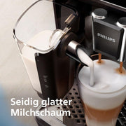 Cafetera espresso automática Philips Serie 5400: disfrute de 12 bebidas, sistema LatteGo de limpieza rápida, pantalla TFT intuitiva, ajustes de café personalizables, diseño de cocina de primera calidad (EP5441/50)