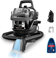 BISSELL SpotClean HydroSteam, Limpiador de tapicerías, Motor potente de 1000 W, Limpiador a vapor con tecnología HydroSteam, Limpiador para alfombras, moquetas, muebles, telas, coche y más, 3689N