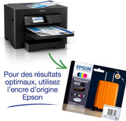 WorkForce WF-7840DTW | Impresora A3+ 4 en 1 - Impresión a doble cara, Escaneado, Copia, Fax - WiFi Direct, Ethernet, PrecisionCore, 25 ppm en negro/12 ppm en color, Móvil, Tintas económicas