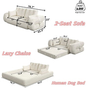 Sofá cama plegable multifuncional de 78.7