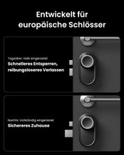 Cerradura inteligente Smart Lock Ultra con huella dactilar, teclado, código de acceso, aplicación para smartphone, compatible con Matter y batería de 9 meses