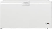 Congelador arcón Beko HSM46740 grande, 451 l de capacidad útil, 3 cestas de congelación, alarma de temperatura, bloqueable, iluminación interior, 36 db(A), blanco