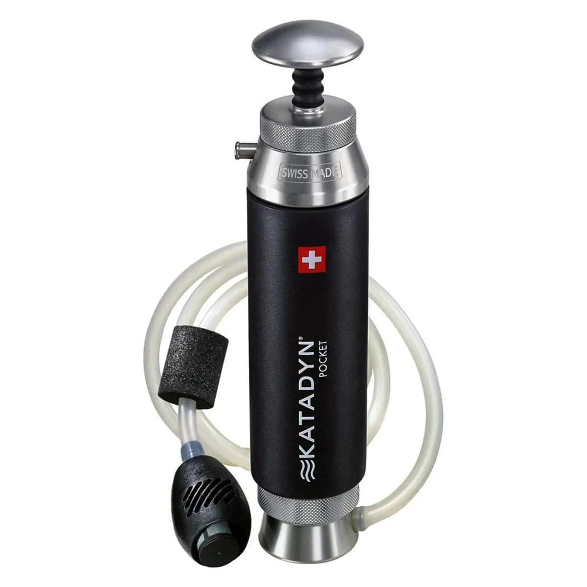 Filtro de agua para exteriores Pocket 2010000 con filtro cerámico de hasta 50 000 l, 1 l/min, filtro de bomba compacto con prefiltro