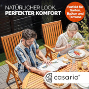 Mesa de jardín Casaria® resistente a la intemperie, con certificación FSC®, 200x100 cm