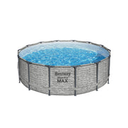Piscina elevada redonda Bestway Steel Pro MAX con bomba y cobertor