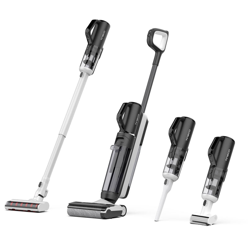 Aspiradora en seco y húmedo inalámbrica e inteligente 2 en 1 Tineco Floor ONE S5 Combo, ideal para suciedad pegajosa y pelo de mascotas