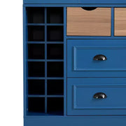 Despensa de cocina independiente Whisen de 71'' de altura, armario de almacenamiento grande para comedor, alacena con 4 puertas plegables, estantes y botelleros