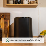 Compostador eléctrico de cocina 4L | Transforma tus residuos en abono con un clic | Compostador eléctrico WeEarth (Negro)