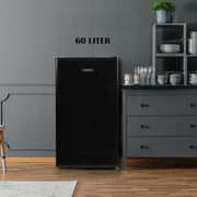 PRIMO PR143DV Congelador de mesa - 60L - Libre instalación - Clase E - Negro