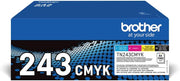 Cartucho de tóner TN-243CMYK, 4 colores (negro, cian, magenta, amarillo), para HL-L3270CDW MFC-L3750CDW, 1000 páginas