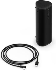 Sonos Roam 2 | Altavoz más ligero, portátil y resistente al agua con Bluetooth, Wi-Fi, al menos 10 horas de autonomía y control por voz para interiores y exteriores - Blanco