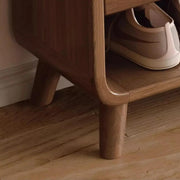 Mueble zapatero moderno de madera para recibidor, tamaño mediano