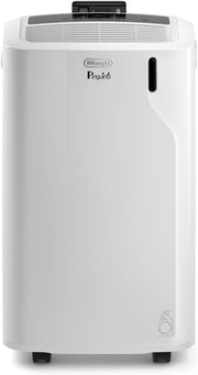 De'Longhi Pinguino - Aire acondicionado portátil 3 en 1, para habitaciones de hasta 27 m², con deshumidificador y ventilador, 9400 BTU, funcionamiento silencioso, mando a distancia, temporizador de 24 h, clase de eficiencia energética A (PACEM82)