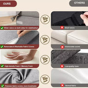 Sofá cama plegable, moderno y cómodo, con almohada mejorada, silla cama convertible, sofá de suelo plegable de espuma viscoelástica, cómodo para el hogar y la oficina
