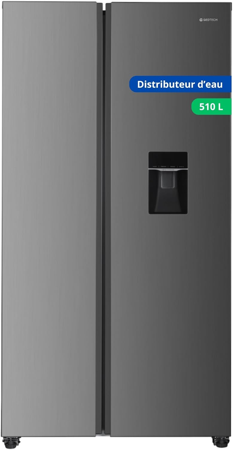 Refrigerador multipuerta GEDTECH GSBS510IXT 510L (324L + 181L) - Inox