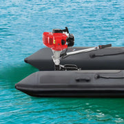 Motor fueraborda, 4 tiempos 6 CV, motor de gasolina para embarcaciones, 63 cm³. Refrigerado por aire. Motor fueraborda para botes inflables, barcos de pesca, kayaks de pesca