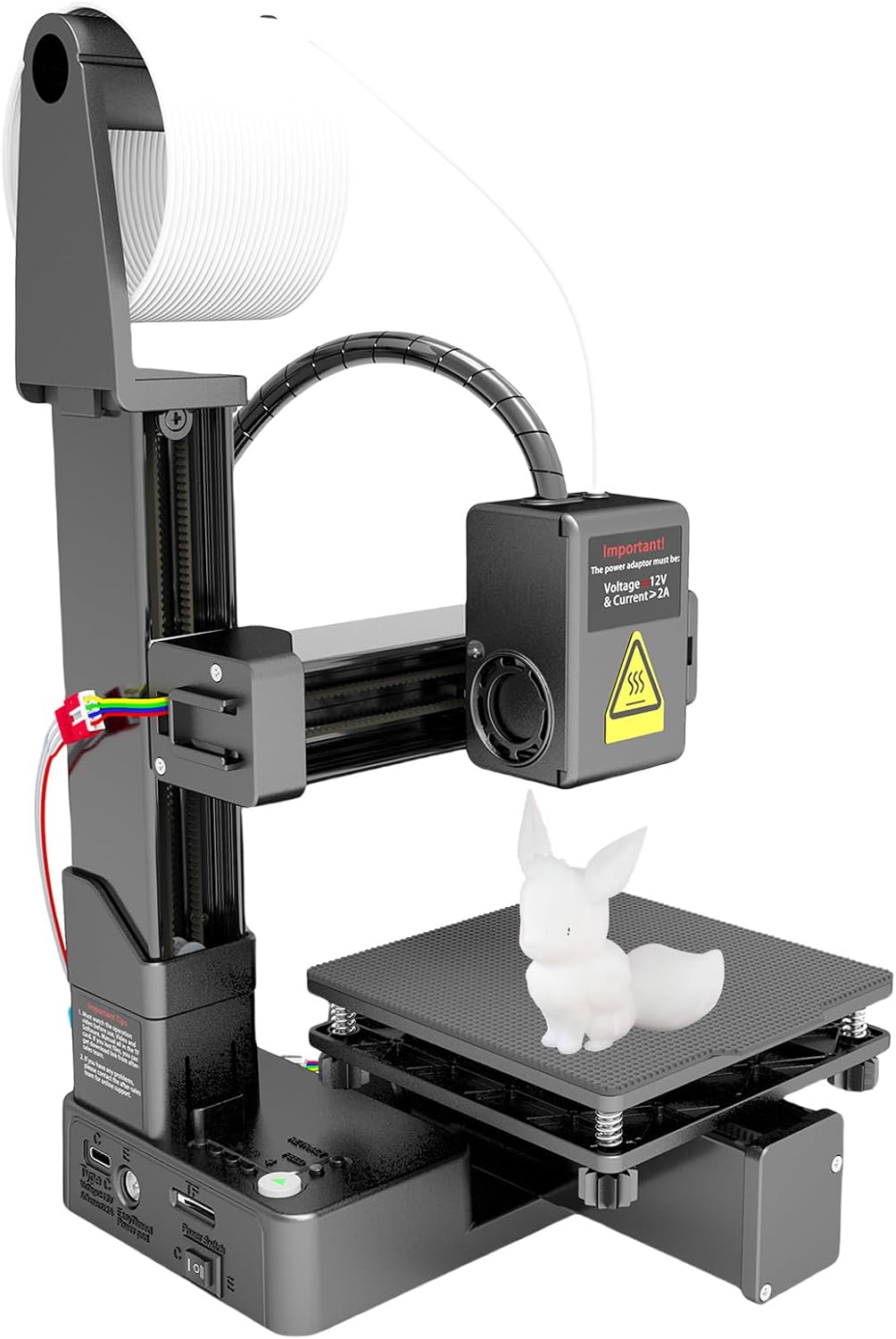 Impresora 3D de nivel básico con software de corte automático para entusiastas del comercio electrónico, la educación en el hogar y la impresión.