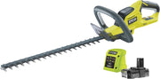 RYOBI - Cortasetos Inalámbrico 18V One+ RHT184520 – Hoja de 45 cm, Capacidad de 18 mm, Batería de 2.0Ah y Cargador Incluidos – Ligero, Manejable, Ideal para Setos Medianos