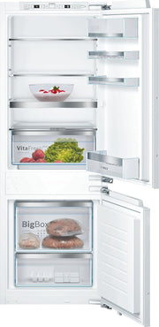 Frigorífico combi Bosch KGN36NWEA Serie 2, 186 x 60 cm, 215 L de refrigeración y 87 L de congelación, NoFrost: nunca más tendrá que descongelar, iluminación LED para una distribución uniforme de la luz