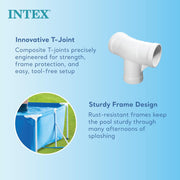 Piscina Intex Metal Frame Junior rectangular tubular (l) 2,20 x (an) 1,50 x (al) 0,60 m