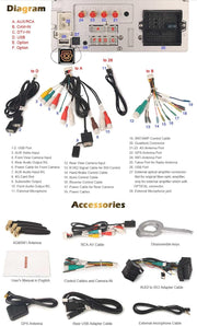 Erisin Autorradio Android 14 de 7 pulgadas, 8 núcleos, 4GB+64GB, Bluetooth, Navegador GPS para VW T5, Golf 5, Golf 6, Polo, Caddy, Tiguan, Touran, Passat, Seat, CarPlay inalámbrico, Android Auto, DAB+, DVD, DSP, WiFi, RDS, USB, OPS