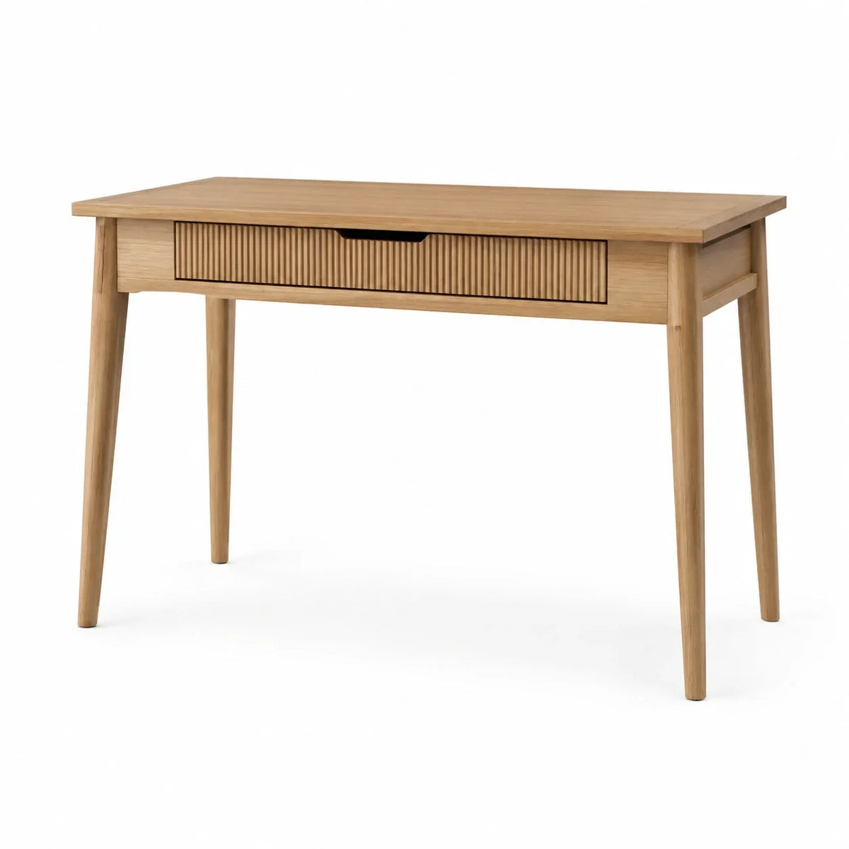 Escritorio de madera de roble con cajón 120cm x 60cm x 75cm