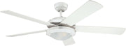 Ventilador de techo Westinghouse Lighting Comet blanco 7801740, 132 cm de diámetro