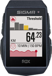 SIGMA ROX 11.1 EVO | Ciclocomputador inalámbrico con GPS y navegación, incluye sensores de velocidad, frecuencia cardíaca y cadencia | Navegación GPS para exteriores con altímetro