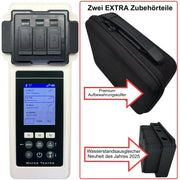 Analizador de agua para piscina 2.0, kit de 27 parámetros, Wi-Fi, Bluetooth, aplicación, medidor para piscina, spa y jacuzzi, incl. maletín y compensador de nivel de agua